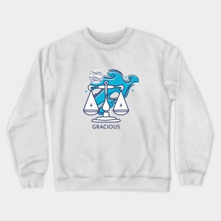 Libra - zodiac designs for t-shirts Crewneck Sweatshirt